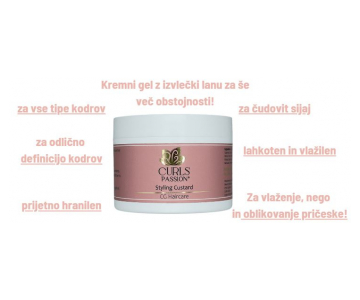 Curls Passion Styling Custard kremni gel za oblikovanje pričeske