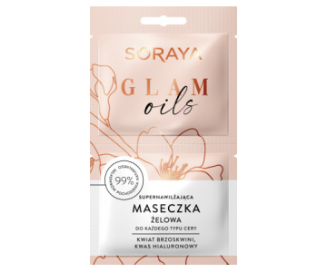 Glam Oils Super Moisturizing vlažilna gel-maska