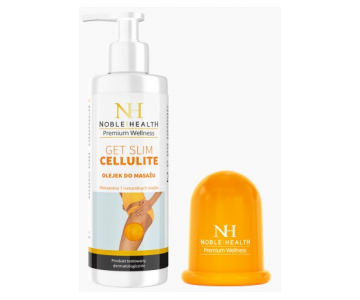 Get Slim Cellulite olje in cupping masažni lonček
