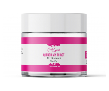 Curly Secret Quench My Thirst 2in1 Treatment maska in krema za oblikovanje kodrov