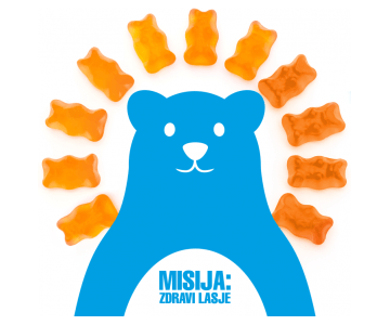 Jelly Bears Hair gumi bomboni za zdrave in močne lase (Medvedki - vitamini za lase)